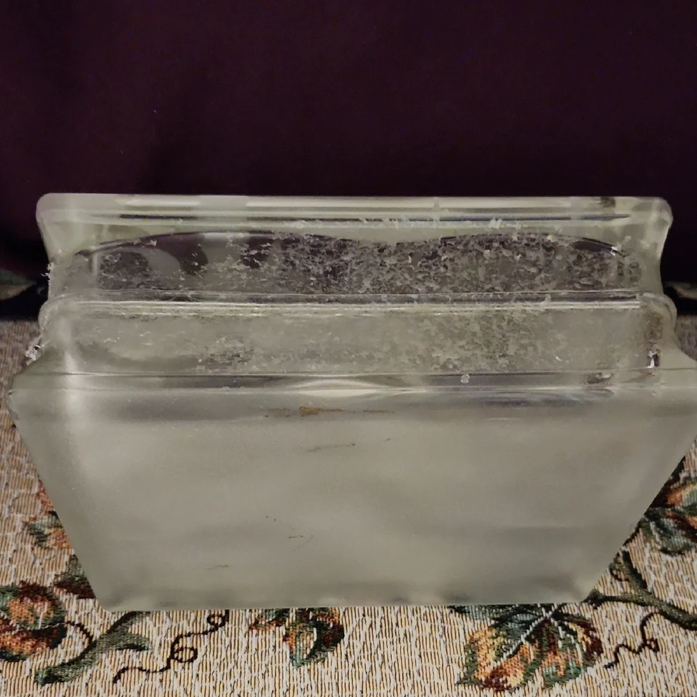 $40 Add On Cubed Frosted Glass Wolf Decor - Picture 8 of 11